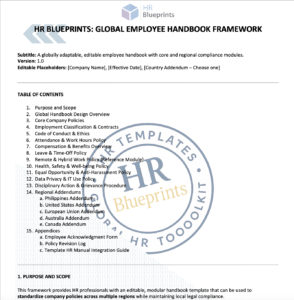 Global Employee Handbook Framework